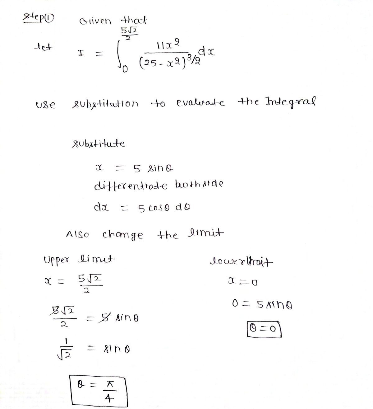 Calculus homework question answer, step 1, image 1