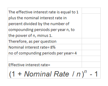 Answered: Your bank account pays an 8% nominal… | bartleby