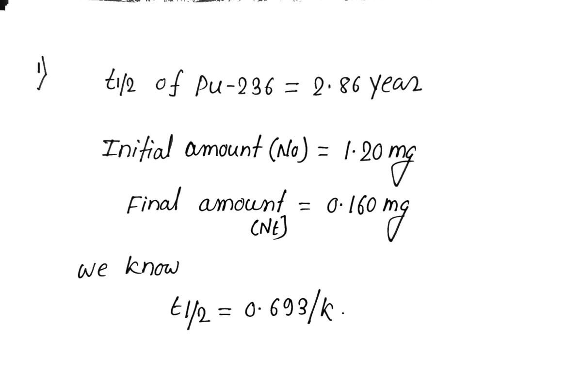 Chemistry homework question answer, step 1, image 1