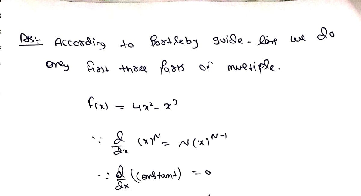 Calculus homework question answer, step 1, image 1