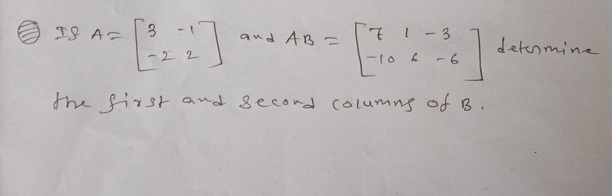 Algebra homework question answer, step 1, image 1