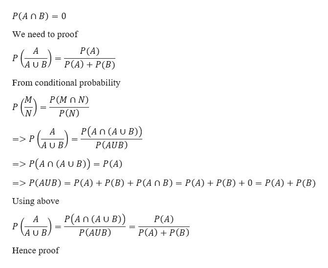 Answered: Prove That If Two Events, A And B, Are… | Bartleby