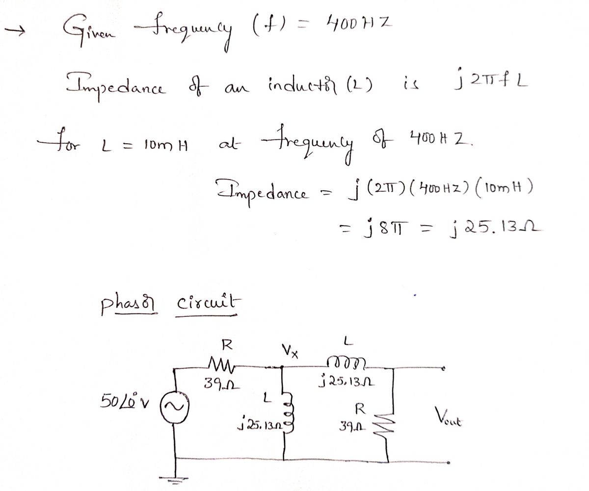 Electrical Engineering homework question answer, step 1, image 1