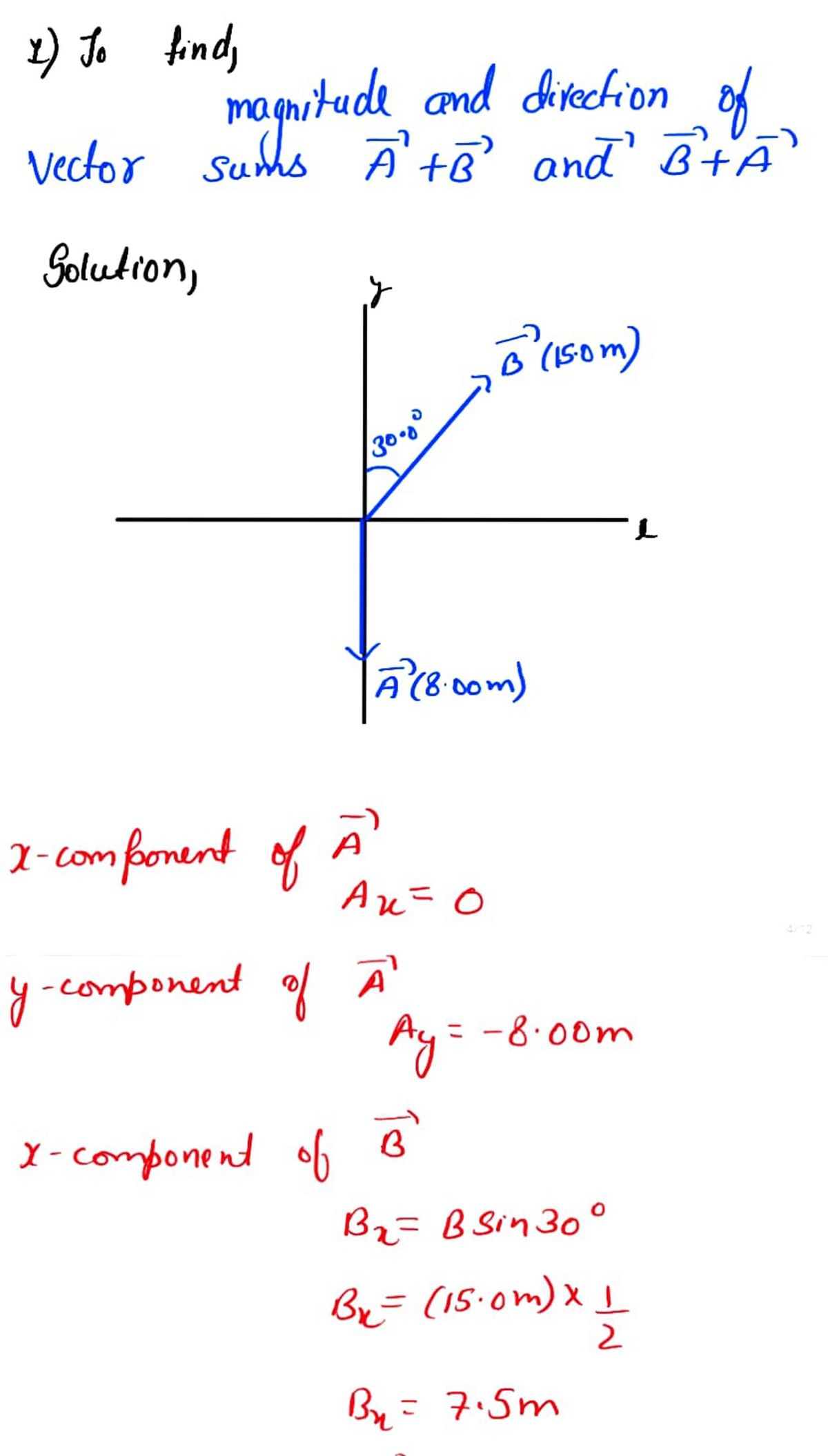 Physics homework question answer, step 1, image 1