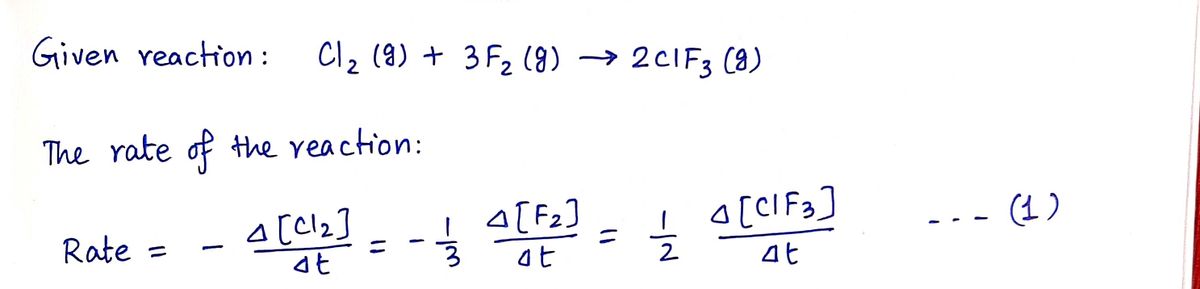 Chemistry homework question answer, step 1, image 1