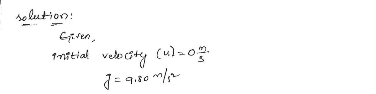 Physics homework question answer, step 1, image 1