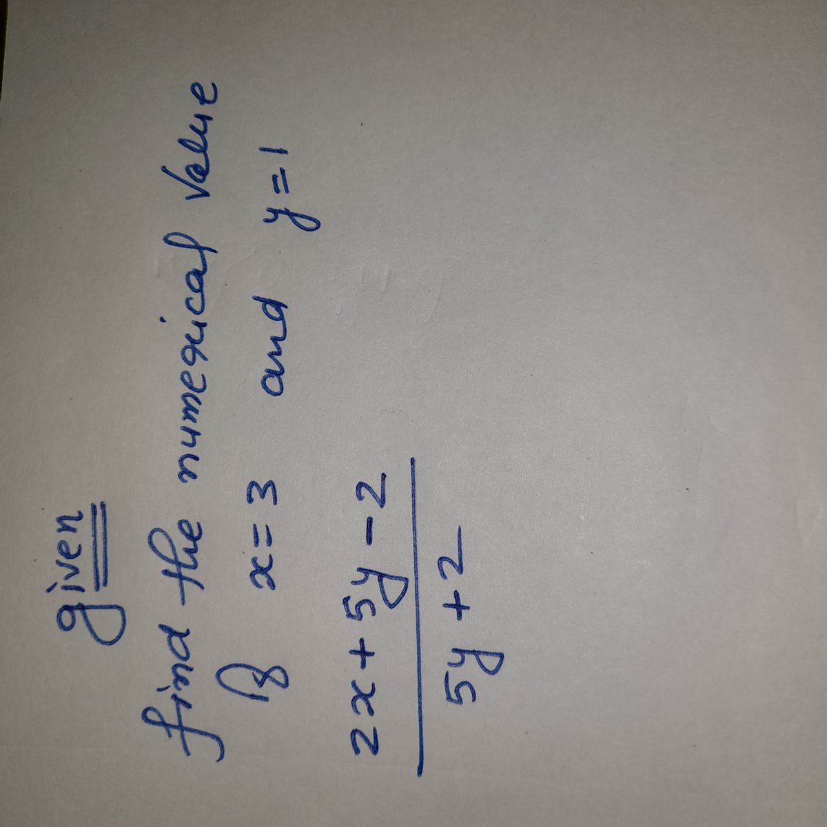 Algebra homework question answer, step 1, image 1