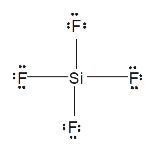 sif4 charges diagram resonance forms molecule