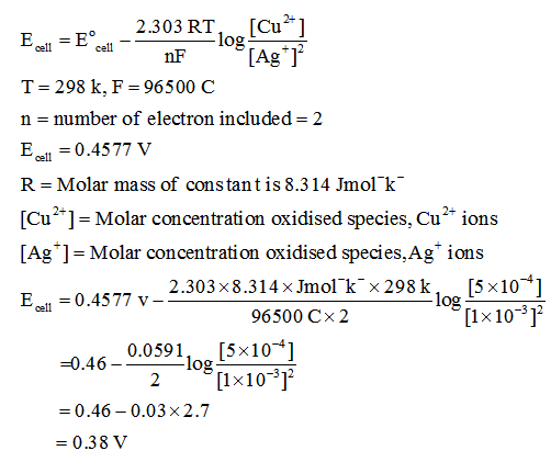 Answered: Calculate the Ecell value at 298 K for… | bartleby