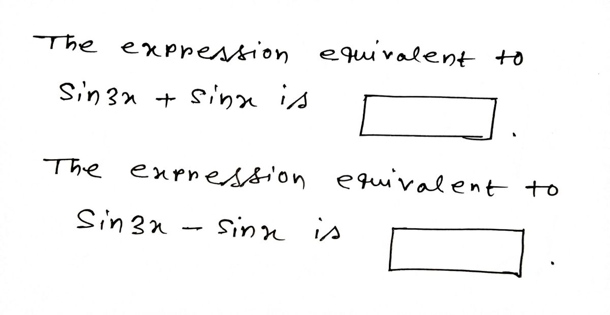 Equivalent expressions for sin. A, cos. A, tan. A (Chapter 14) -  Mathematical Tables