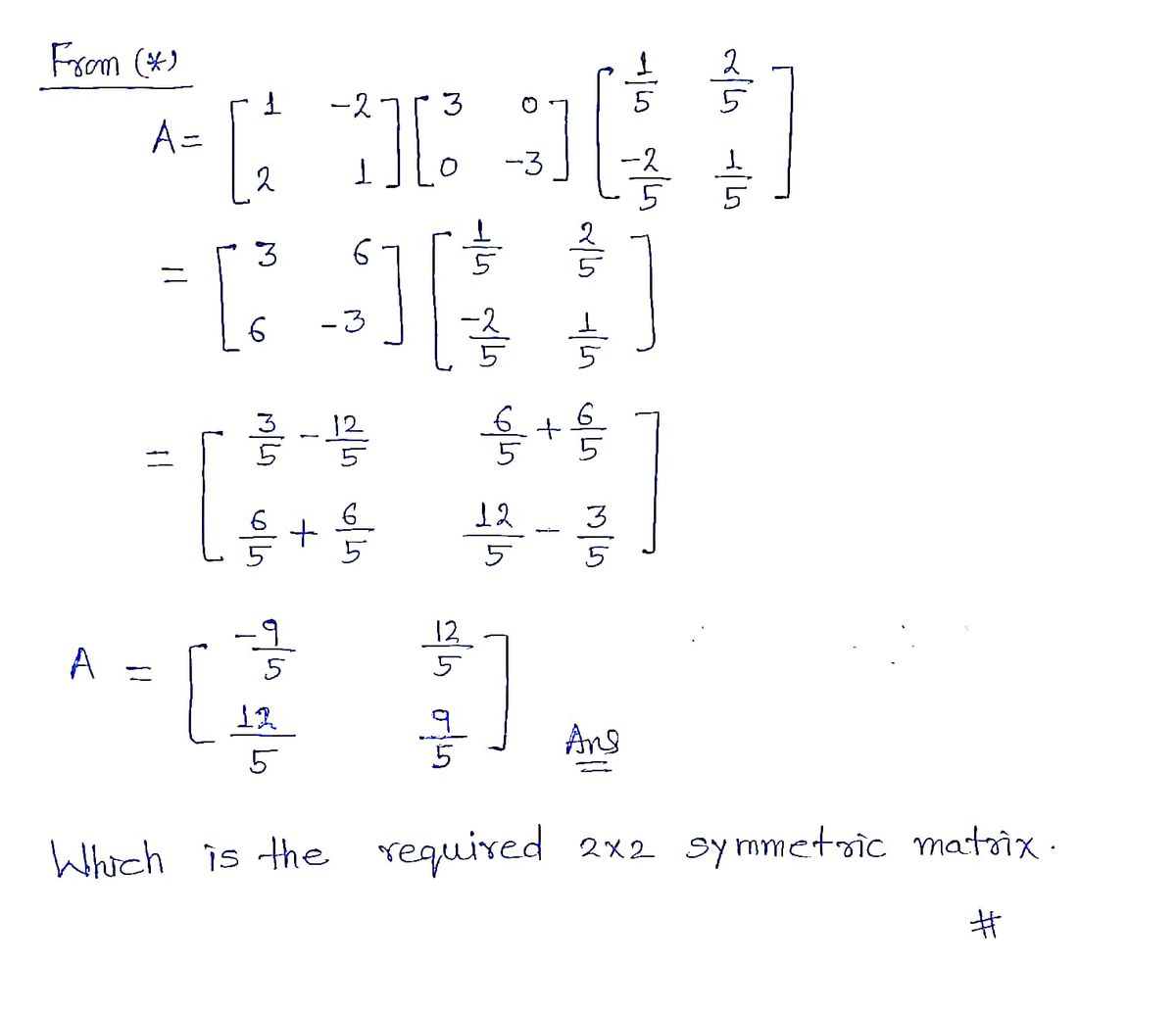 Advanced Math homework question answer, step 2, image 1