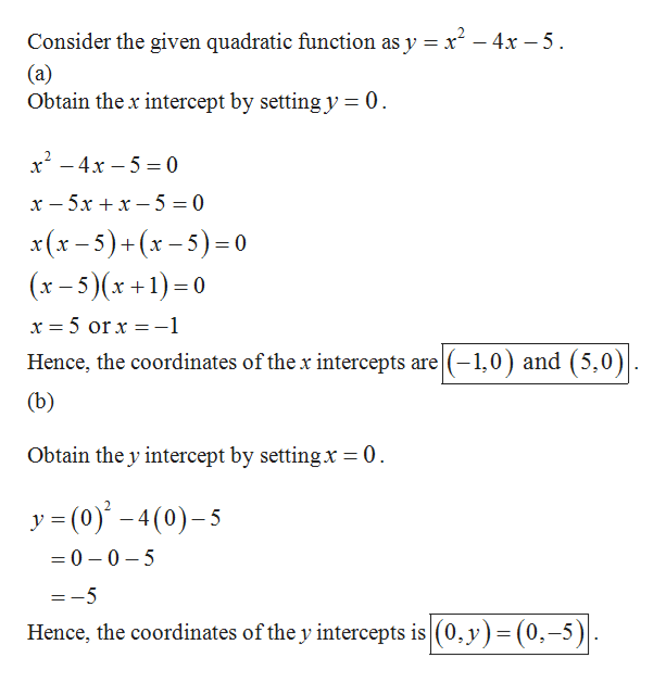 Answered For The Function Y X2 4x 5 Find The Bartleby