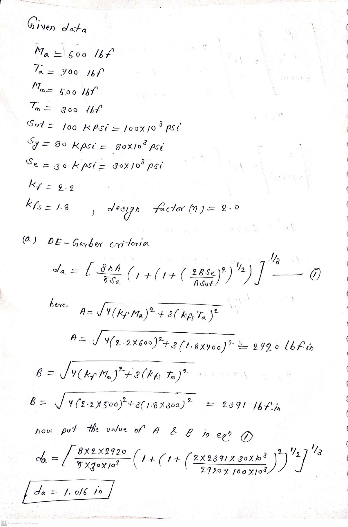 Mechanical Engineering homework question answer, step 1, image 1