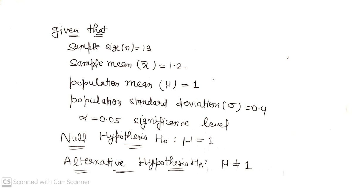 Statistics homework question answer, step 1, image 1