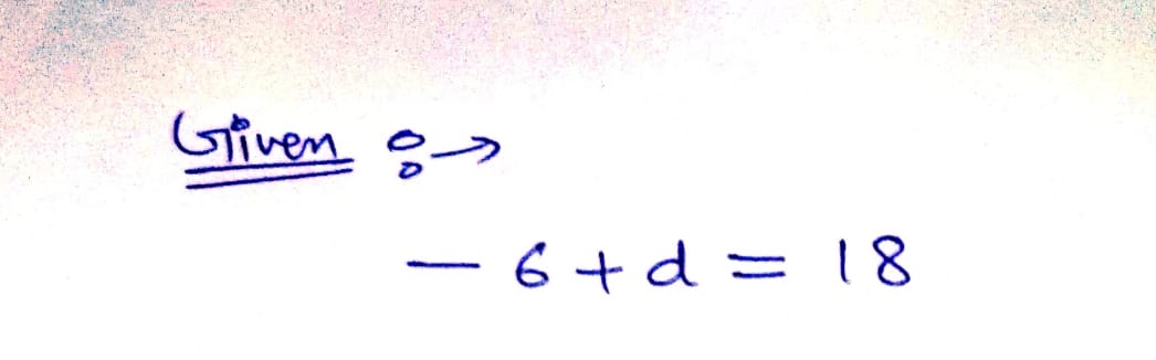 Algebra homework question answer, step 1, image 1