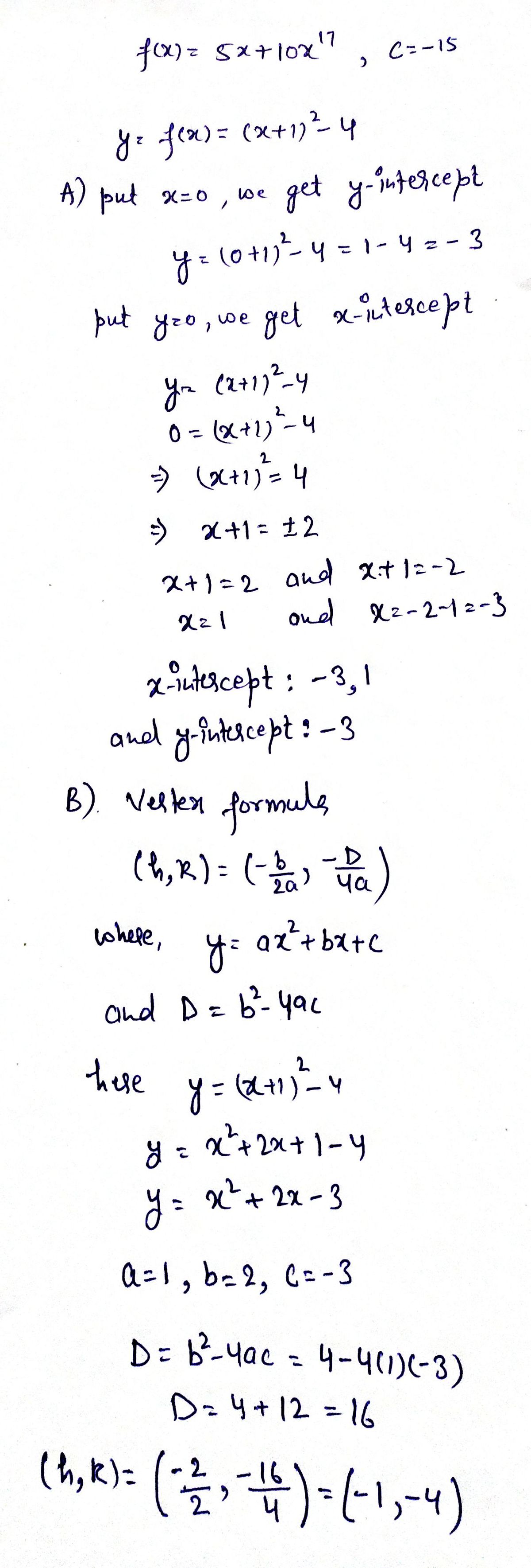 Calculus homework question answer, step 1, image 1