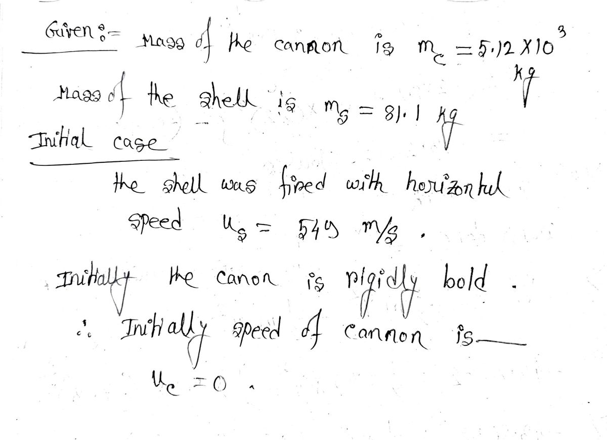 Physics homework question answer, step 1, image 1