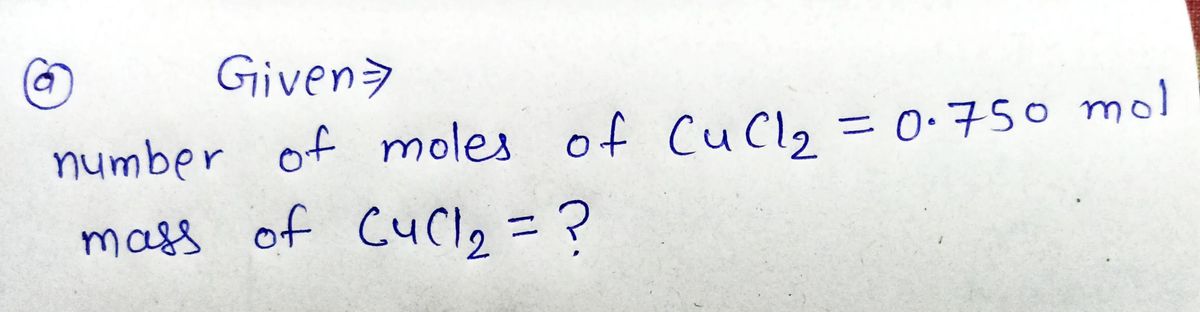 Chemistry homework question answer, step 1, image 1