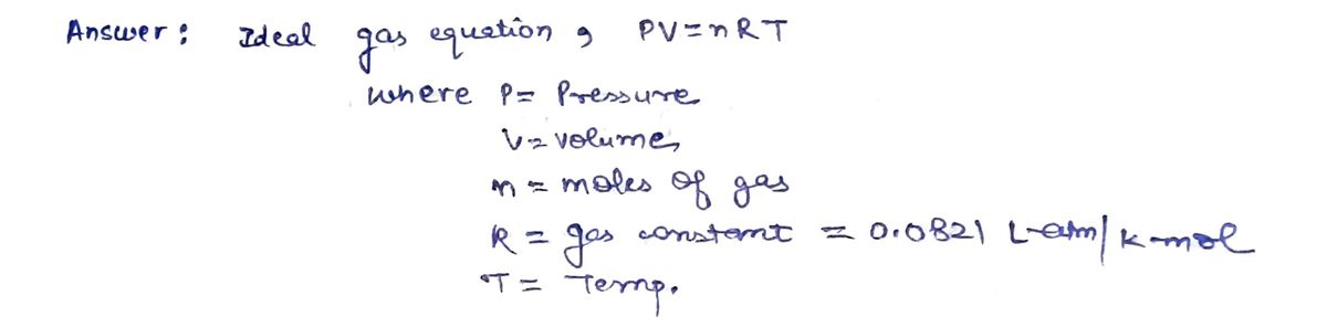 Chemistry homework question answer, step 1, image 1