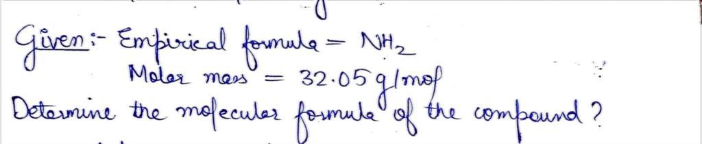 Chemistry homework question answer, step 1, image 1