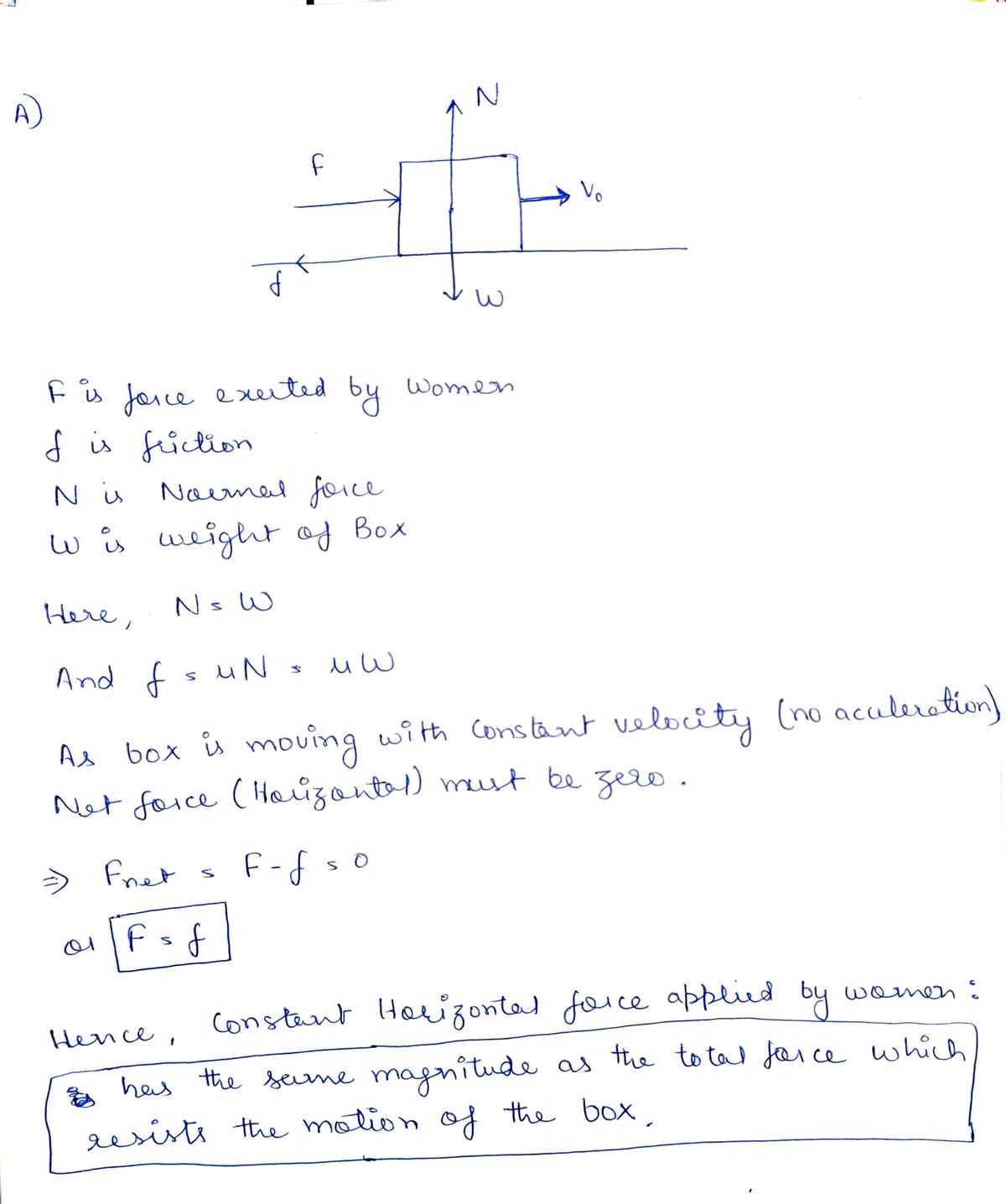 Physics homework question answer, step 1, image 1