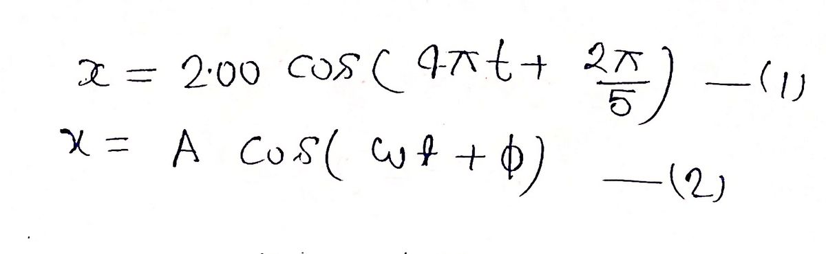 Physics homework question answer, step 1, image 1