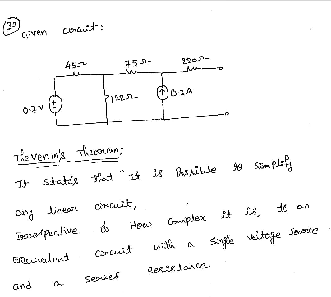 Electrical Engineering homework question answer, step 1, image 1