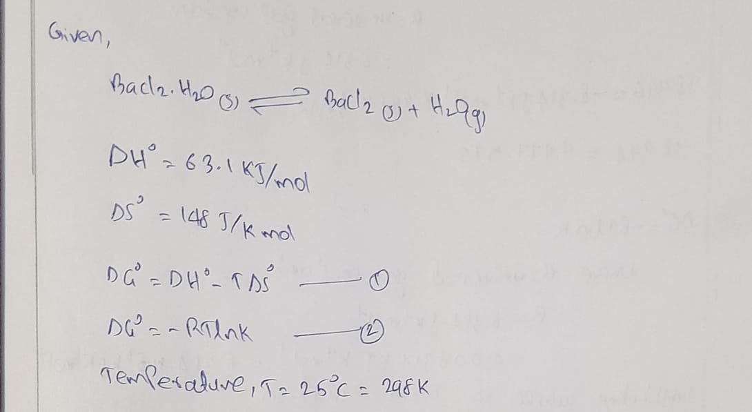 Chemistry homework question answer, step 1, image 1