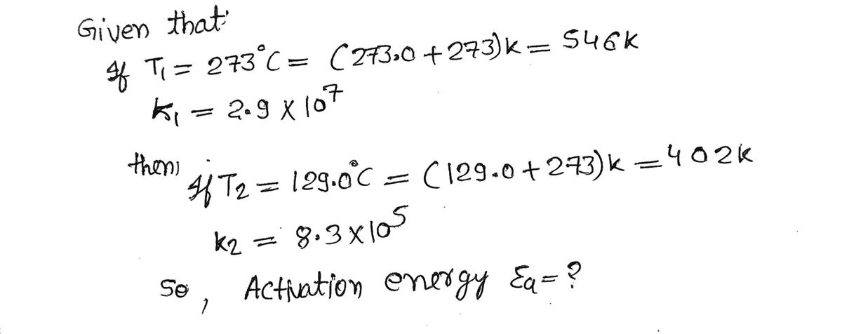 Chemistry homework question answer, step 1, image 1