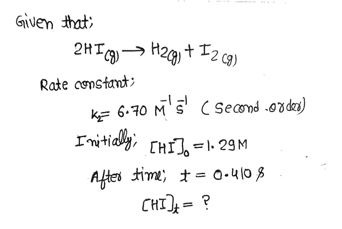 Chemistry homework question answer, step 1, image 1