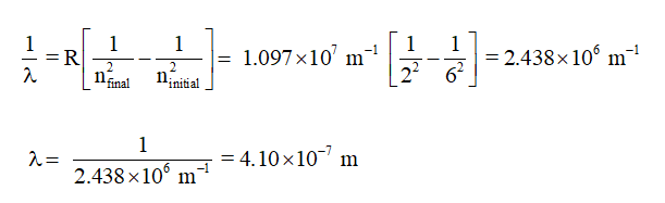 rydberg equation calculator