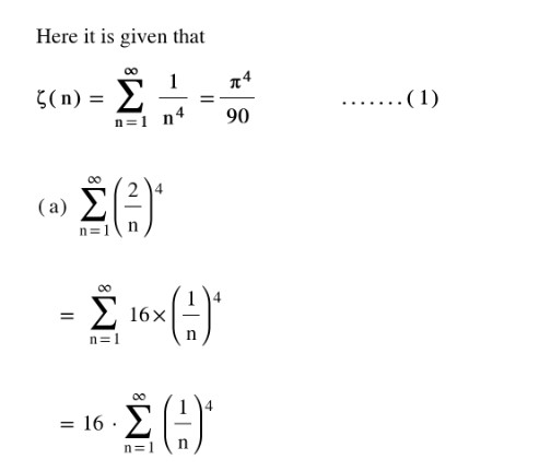 Answered: Euler found the sum of the p-series… | bartleby