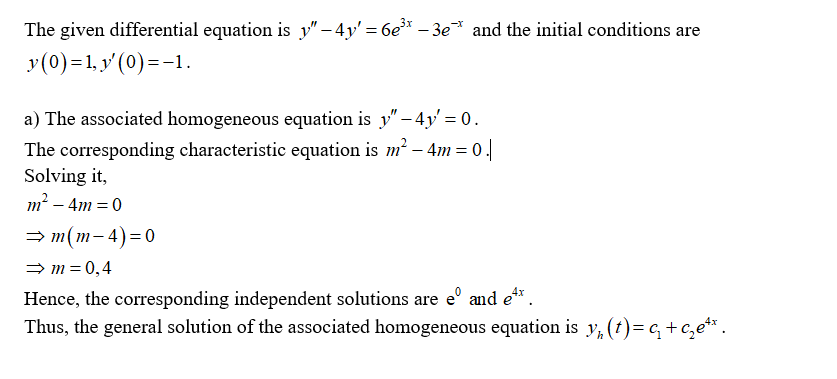 Answered Y 4y 6e 3x 3e X Y 0 1 Bartleby