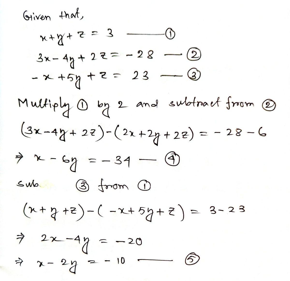 Algebra homework question answer, step 1, image 1