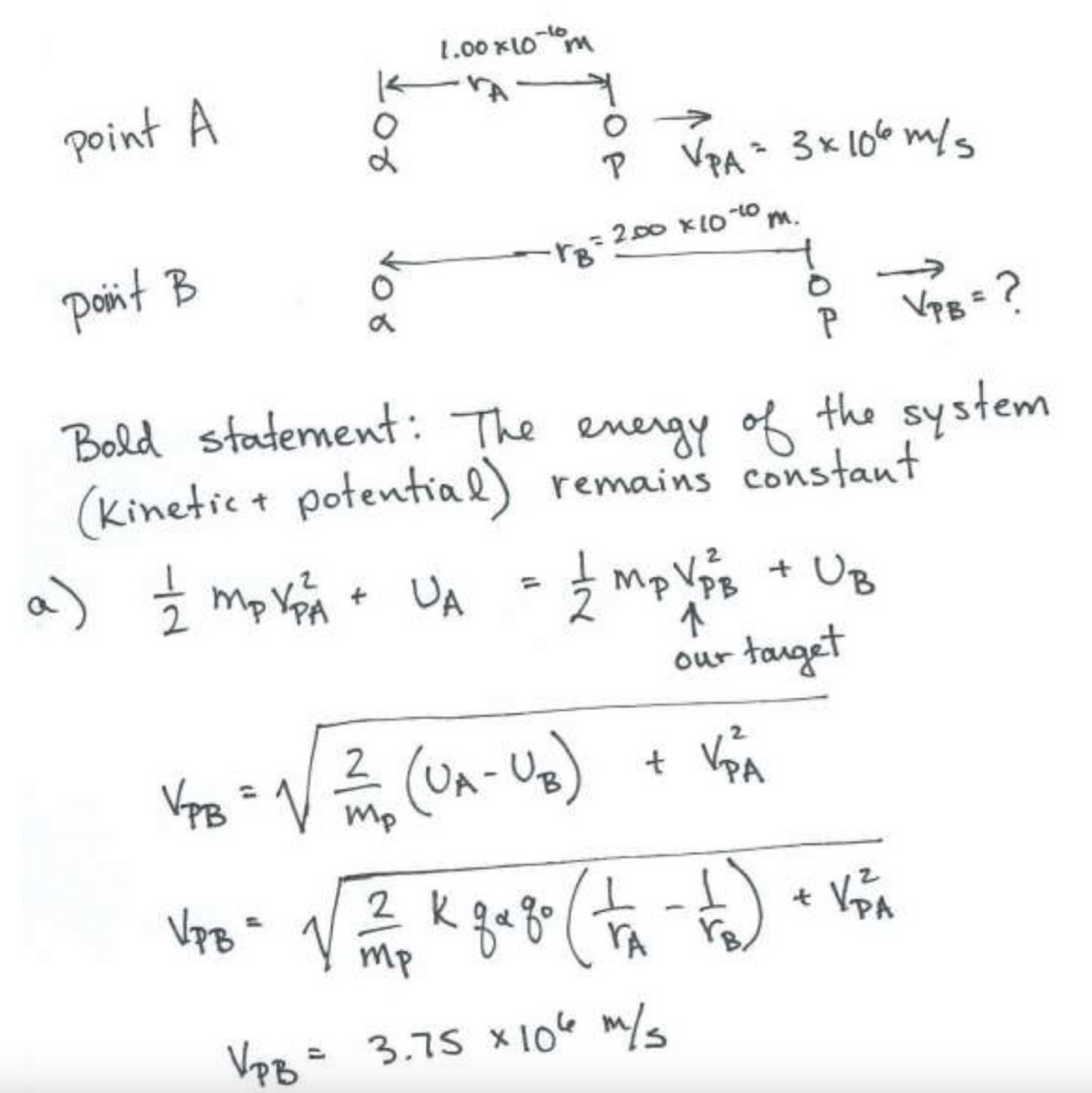 Physics homework question answer, step 1, image 1