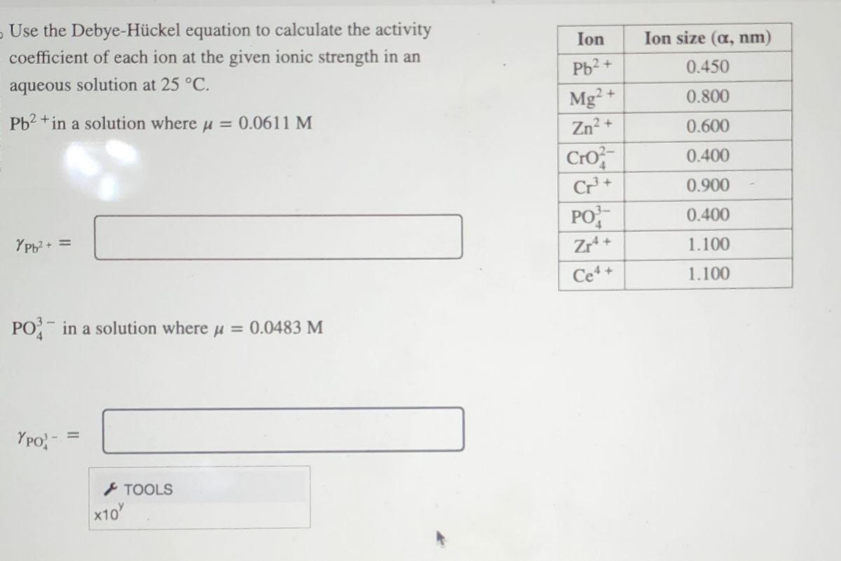 Chemistry homework question answer, step 1, image 1