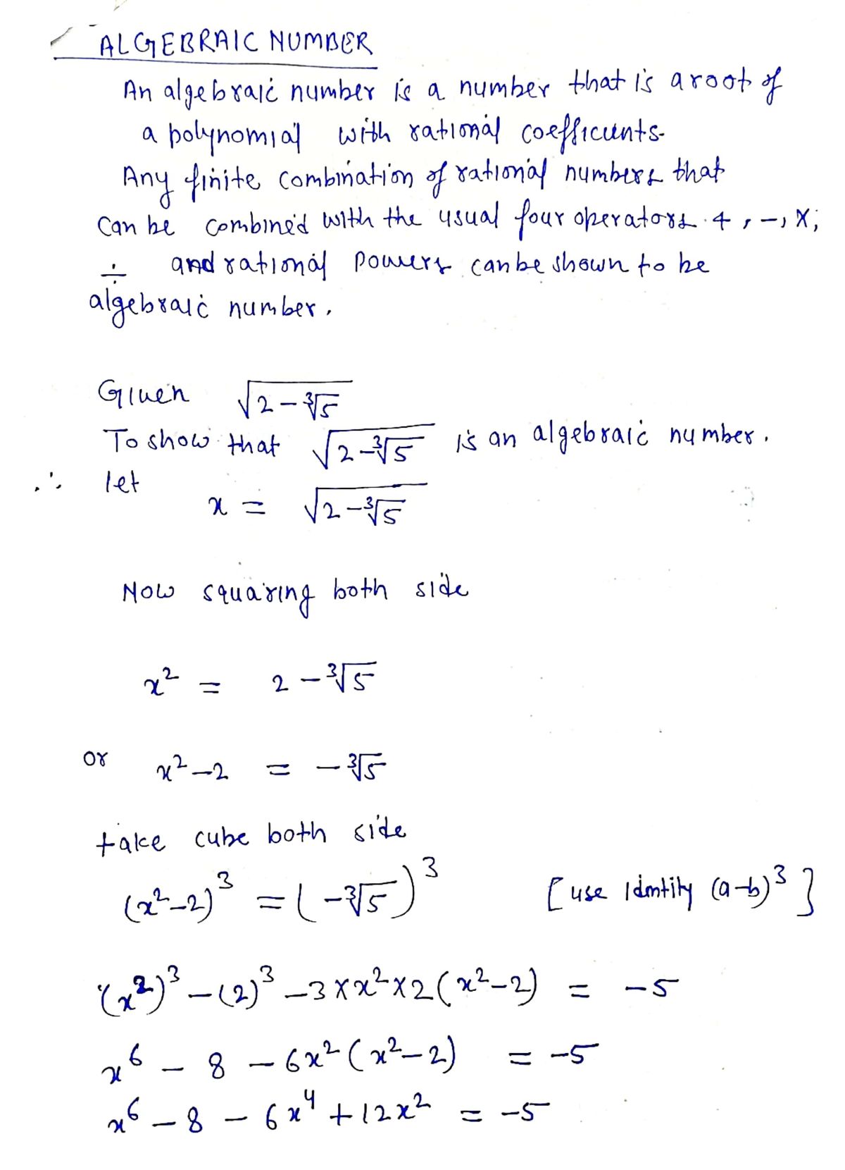 Advanced Math homework question answer, step 1, image 1