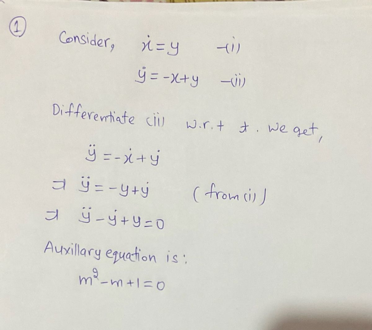 Advanced Math homework question answer, step 1, image 1