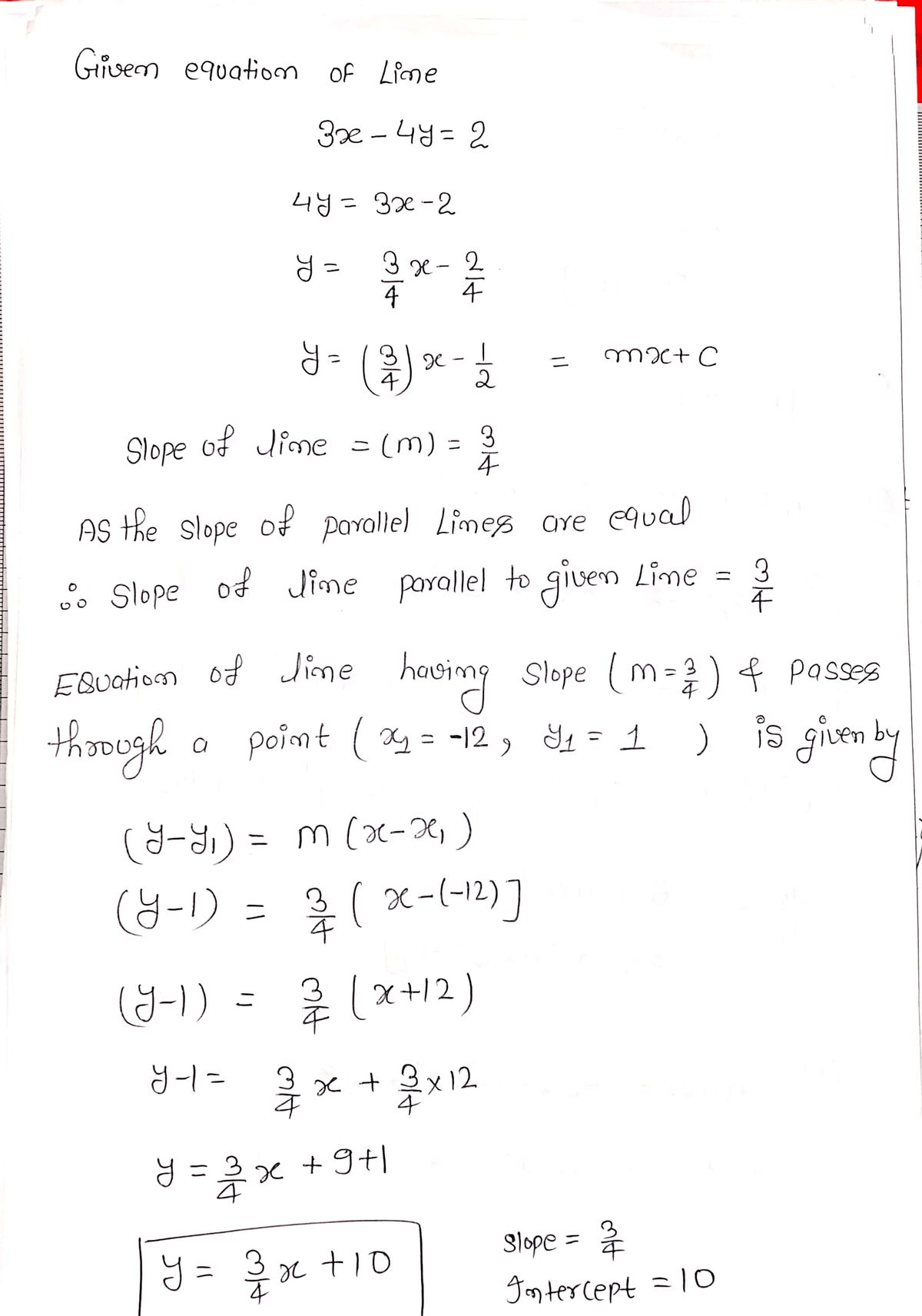 Algebra homework question answer, step 1, image 1