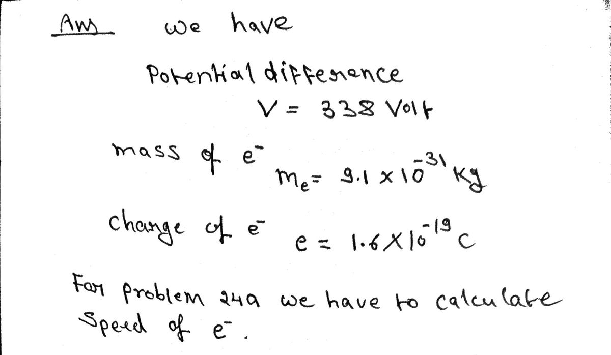 Advanced Physics homework question answer, step 1, image 1