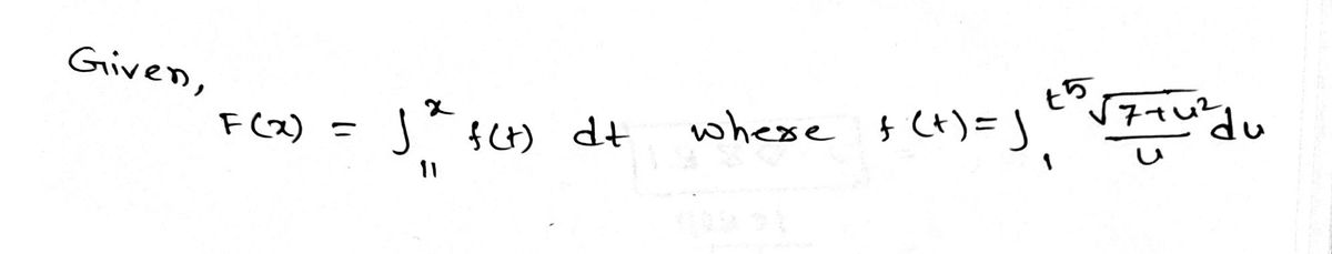 Calculus homework question answer, step 1, image 1