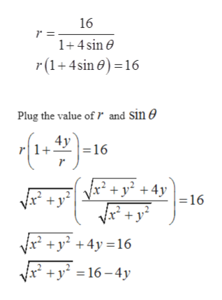 Answered Convert The Polar Equation To Bartleby