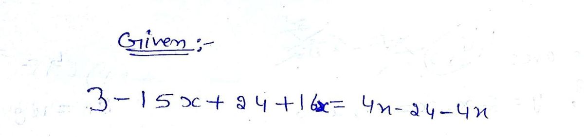 Algebra homework question answer, step 1, image 1