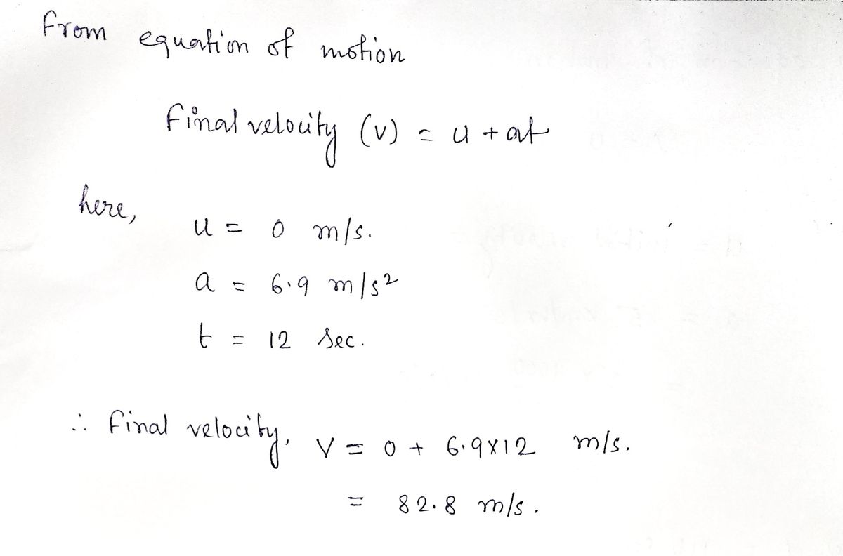 Physics homework question answer, step 1, image 1