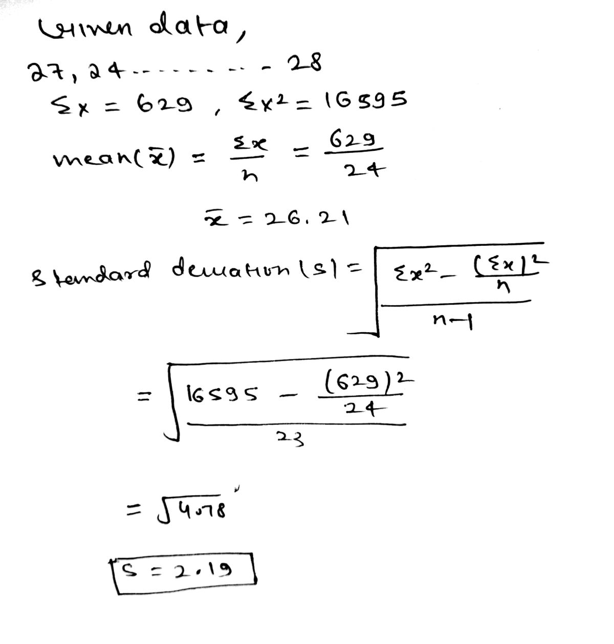 Statistics homework question answer, step 1, image 1