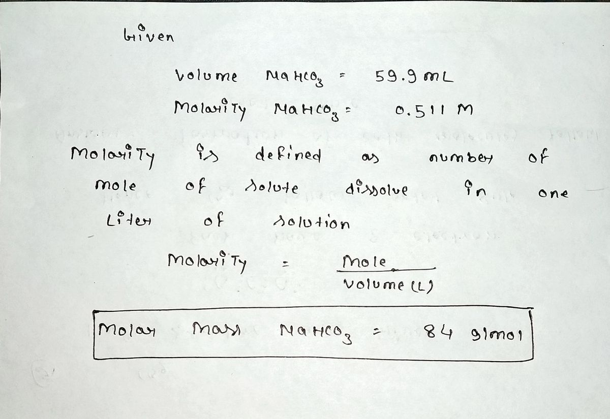 Chemistry homework question answer, step 1, image 1