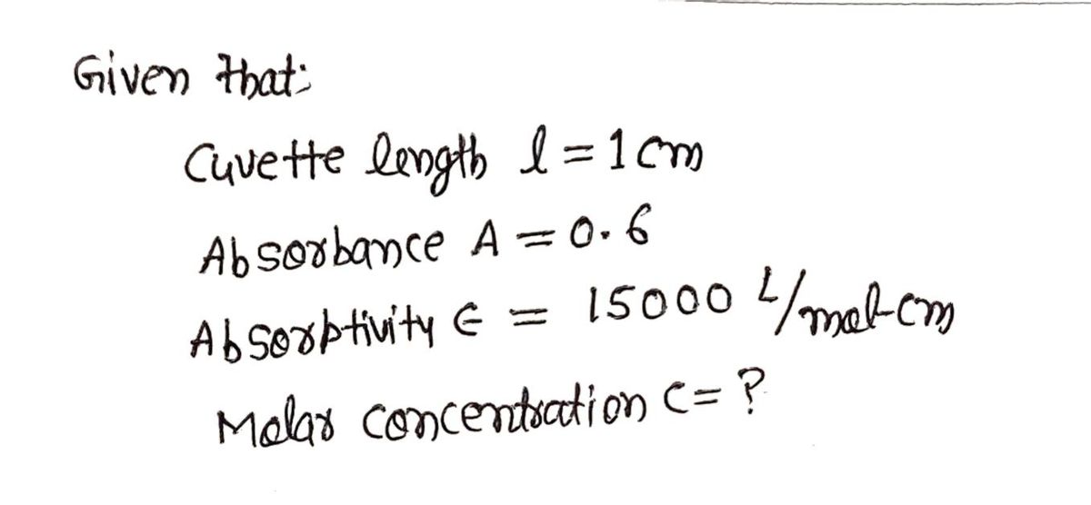 Chemistry homework question answer, step 1, image 1