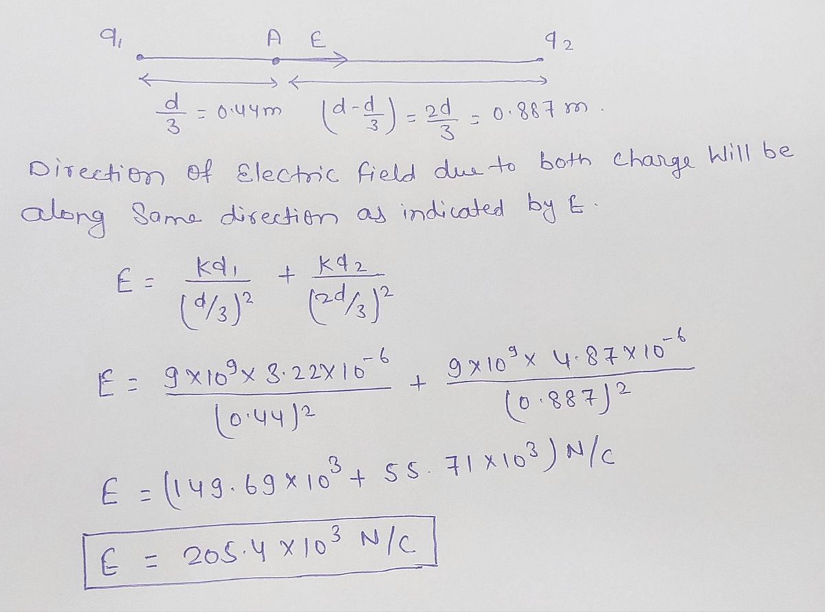 Physics homework question answer, step 1, image 1