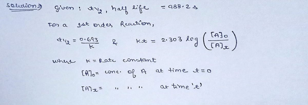 Chemistry homework question answer, step 1, image 1