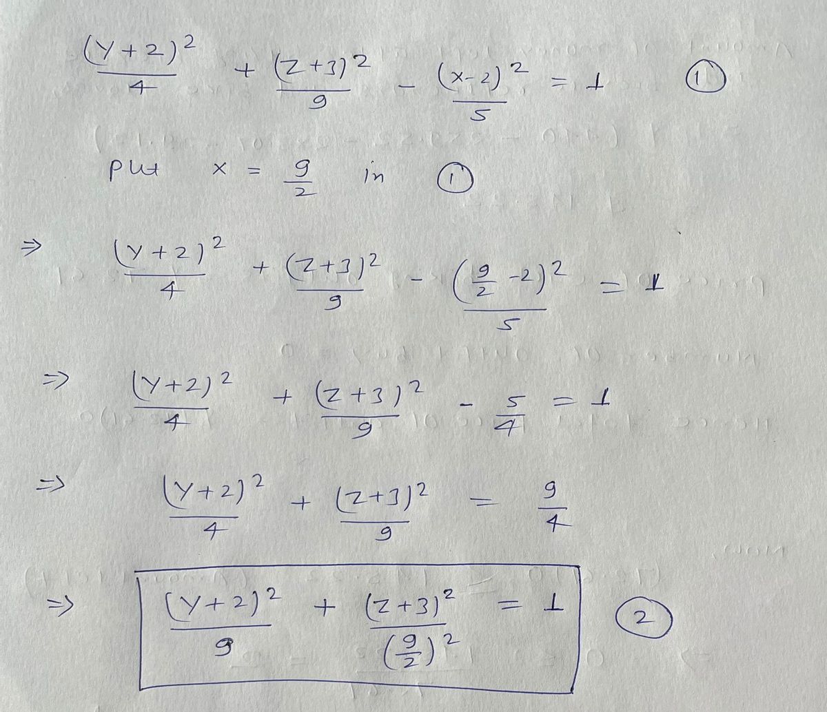 Advanced Math homework question answer, step 1, image 1